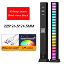 Axyaa RGB LED Music Sound Control Strip Light for Bar Car Room TV Gaming
