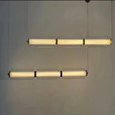 Axyaa Long Glass LED Pendant Light for Home and Hotel Decoration