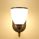 Axyaa Retro Glass Wall Lamp for Bedroom, Living Room, Bathroom, and More