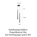 Axyaa LED Minimalist Pendant Lamp Black/White for Bedroom Living Room Coffee Shop