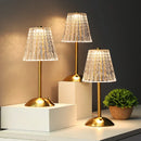 Axyaa Nordic Crystal Touch Desk Lamp LED Dimmable Bedside Lamp