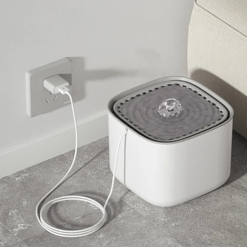 Axyaa Cat Water Fountain: Large Capacity Electric Pet Drinking Bowl