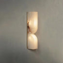 Natural Marble Wall Lamp Vila by Axyaa: Luxury Copper Wall Light for Living Room, Bedroom & Hallway