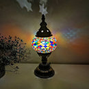 Axyaa Mosaic Glass Table Lamp Vintage Art Deco Handcrafted Bedside Light