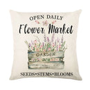 Axyaa Lavender Print Collection Pillowcase for Home Decor and Bedding