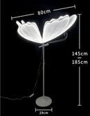 Axyaa Wedding Butterflies LED Floor Lamp - Romantic Lace Hotel Party Light