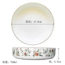 Axyaa Steamed Egg Bowls 750ml Deep Plate Microwave Tableware Salad Plates