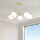 Axyaa Iron and Glass Pendant Lamp - Modern Luxury for Living, Bedroom, Dining Room