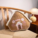 Gingerbread People Girls Pillow Set by Axyaa - Festive Bedroom and Sofa Decor