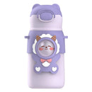 Axyaa Stainless Steel Kids Insulated Straw Cup - Big Belly Outdoor Water Bottle