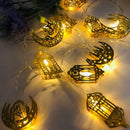 Axyaa Moon Star LED String Lights Eid Ramadan Home Decoration Party Supplies