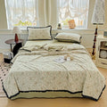 Axyaa Wrinkled Yarn Xia Liang Quilt Hepburn Wind Lace Quilt