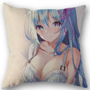 Axyaa Cotton Linen Square Decorative Pillowcase Pillow Covers Cases for Home Decor