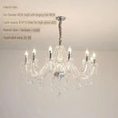 Axyaa Gold Crystal Chandelier: Vintage Industrial Style for Living & Dining Room