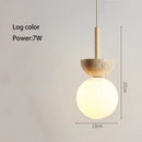 Axyaa Cream Nordic Chandelier for Bedroom Decor & Atmosphere Lighting