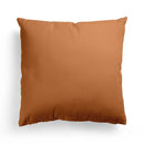 Axyaa Nordic Orange Geometric Flower Print Throw Pillow Cover for Home and Office