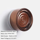 Axyaa Modern Moon Lamp Glass Aluminum LED Wall Lights for Home Decor