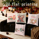 Festive Christmas Cushion Covers by Axyaa - Ideal for Sofa, Bedroom, Car Home Decor