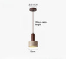 Axyaa Yellow Marble Stone LED Pendant Light for Dining, Kitchen, Bedside - Wabi Sabi Travertine