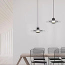 Axyaa Amber Glass Disc Wall Lamp LED Sconce - Modern Minimalist Indoor Lighting Fixtures
