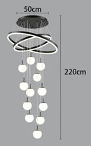 Axyaa Modern LED Pendant Chandeliers for Home Staircase Decor