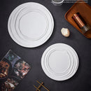 Axyaa Ceramic Wavy Dessert Plate for Hotel & Restaurant Table Setting