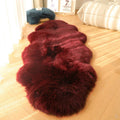 Axyaa Fluffy Faux Fur Bedroom Rug Soft Plush White Carpet for Girl's Room