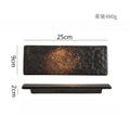 Axyaa Ceramic Sushi & Dessert Plate Set - Modern Molecular Cuisine Tableware