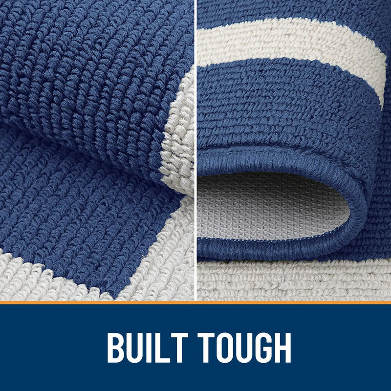 Axyaa Absorbent Welcome Mat: Soft, Non-Slip Floor Carpet