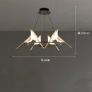 Axyaa Nordic Bird Pendant Chandelier for Living Room Bedroom