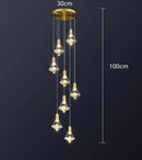 Axyaa Modern LED Chandeliers for Dining Room Pendant Lights Hanging Lamps