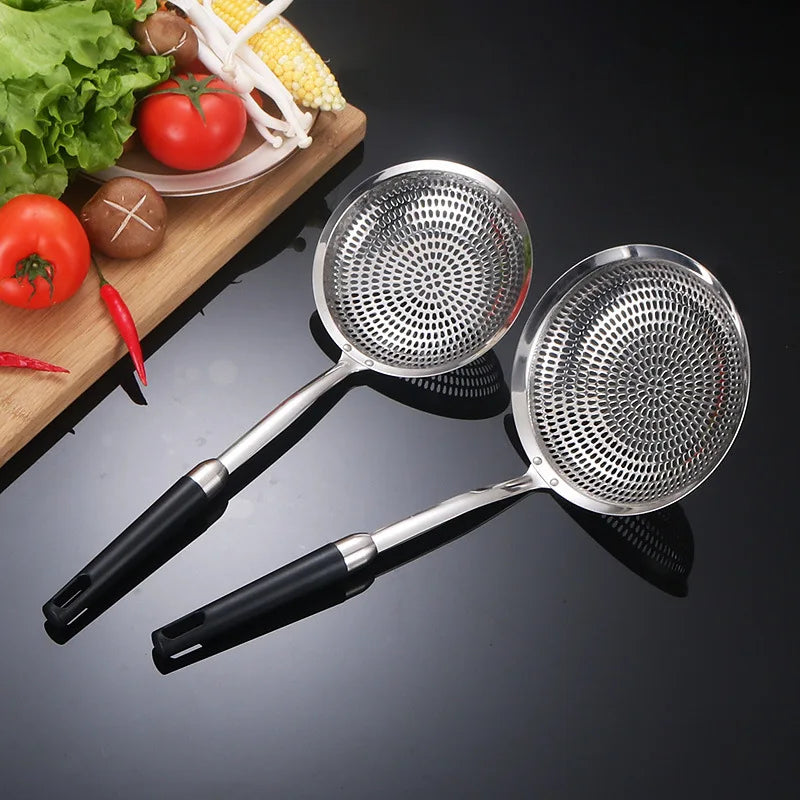 Axyaa Stainless Steel Water Colander Food Strainer Sieve - Kitchen Gadget