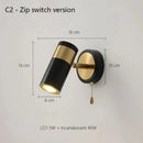 Axyaa Nordic Wall Lamp LED Spot Light for Bedroom, Modern Minimalist Design