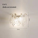 Axyaa French Cream Glass Chandelier Modern Minimalist Art for Living Room
