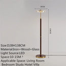 Axyaa Luxury Floor Lamp: American Retro Art LED Standing Light for Living Room