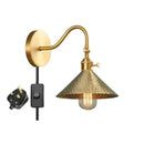 Axyaa Indoor LED Wall Lights with Pull Chain Switch for Bedroom and Living Room