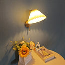 Axyaa Nordic Golden Wall Lamp: Modern Rotatable LED Indoor Reading Light