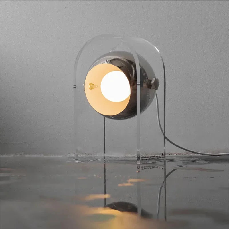 Axyaa Acrylic Bedside Table Lamp for Modern Living Rooms