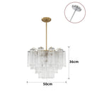 Axyaa Medieval Glass Chandelier for Stylish Home Lighting