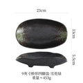 Axyaa Special-shaped Plate Set for Sushi, Sashimi, Sea Urchin, Hot Pot, BBQ