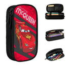 Axyaa Lightning Mcqueen Car Double Layer Pencilcase - Large Capacity Office Accessories