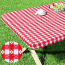 Axyaa Waterproof Elastic Table Cover for Home, Party, Camping - Outdoor Tablecloth
