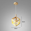 Axyaa Modern Wooden Pendant Lamp for Home Decor