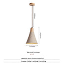 Axyaa Bell Cream Chandelier: Japanese Restaurant Style LED Pendent Lamp
