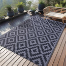 Axyaa Outdoor Straw Patio Rug - Waterproof and Durable for Camping and Picnics