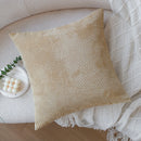 Axyaa Corduroy Sofa Cushion Cover - Soft Plain Decorative Pillowcase
