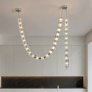 Axyaa Modern Pendant Chandelier for Living Room - LED Ceiling Lamp Dining Room Lighting