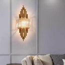 Axyaa Crystal Light Luxury Bedroom Wall Lamps - Nordic Modern Background Wall Fixtures