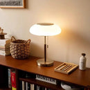 Axyaa Glass White LED Desk Lamp Nordic Bedroom Lighting