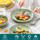 Axya Nymph Ceramic Tableware Set - Dinnerware for 4/8 Person